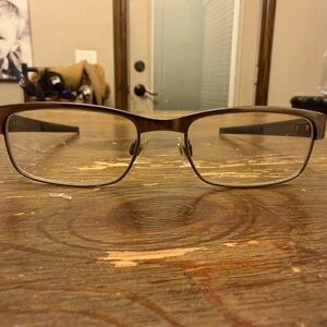 Oakley Eyeglasses Titanium & Carbon Fiber Frame Silver